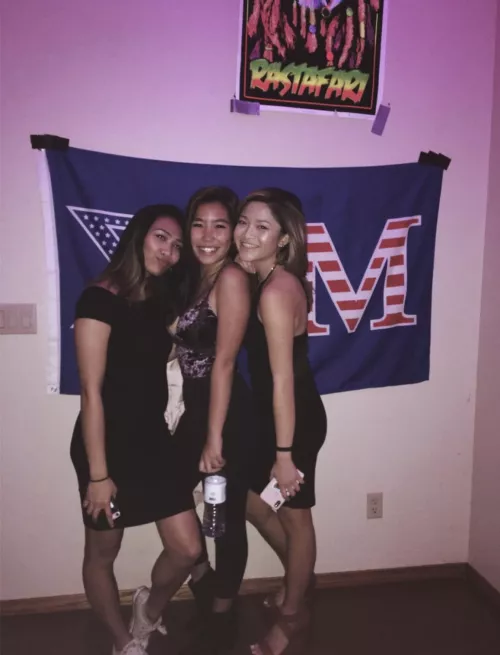Asian sorority sisters