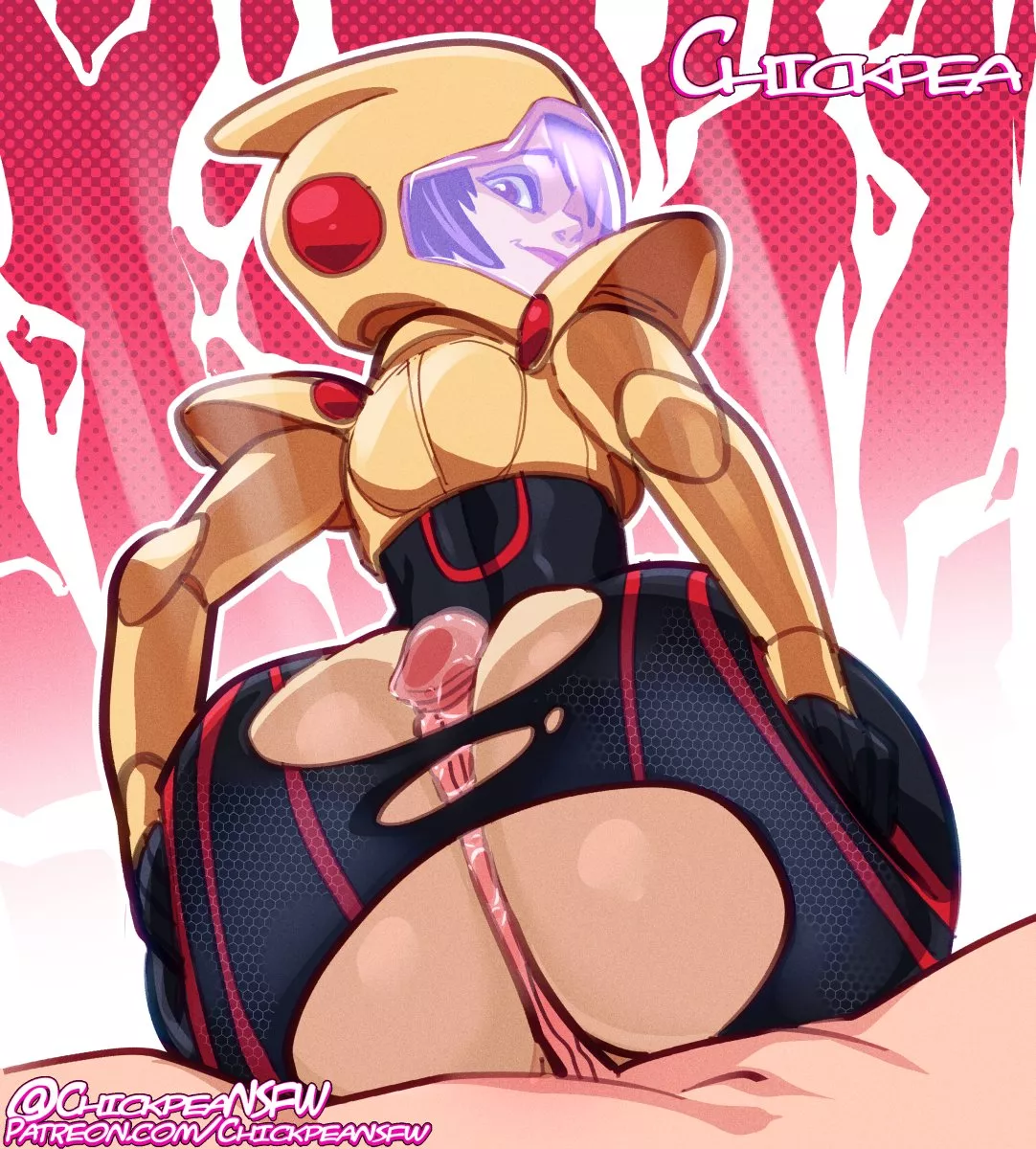 Between Gogo's buttcheeks (Chickpea)