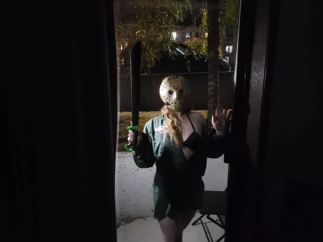 blonde Jason cosplay