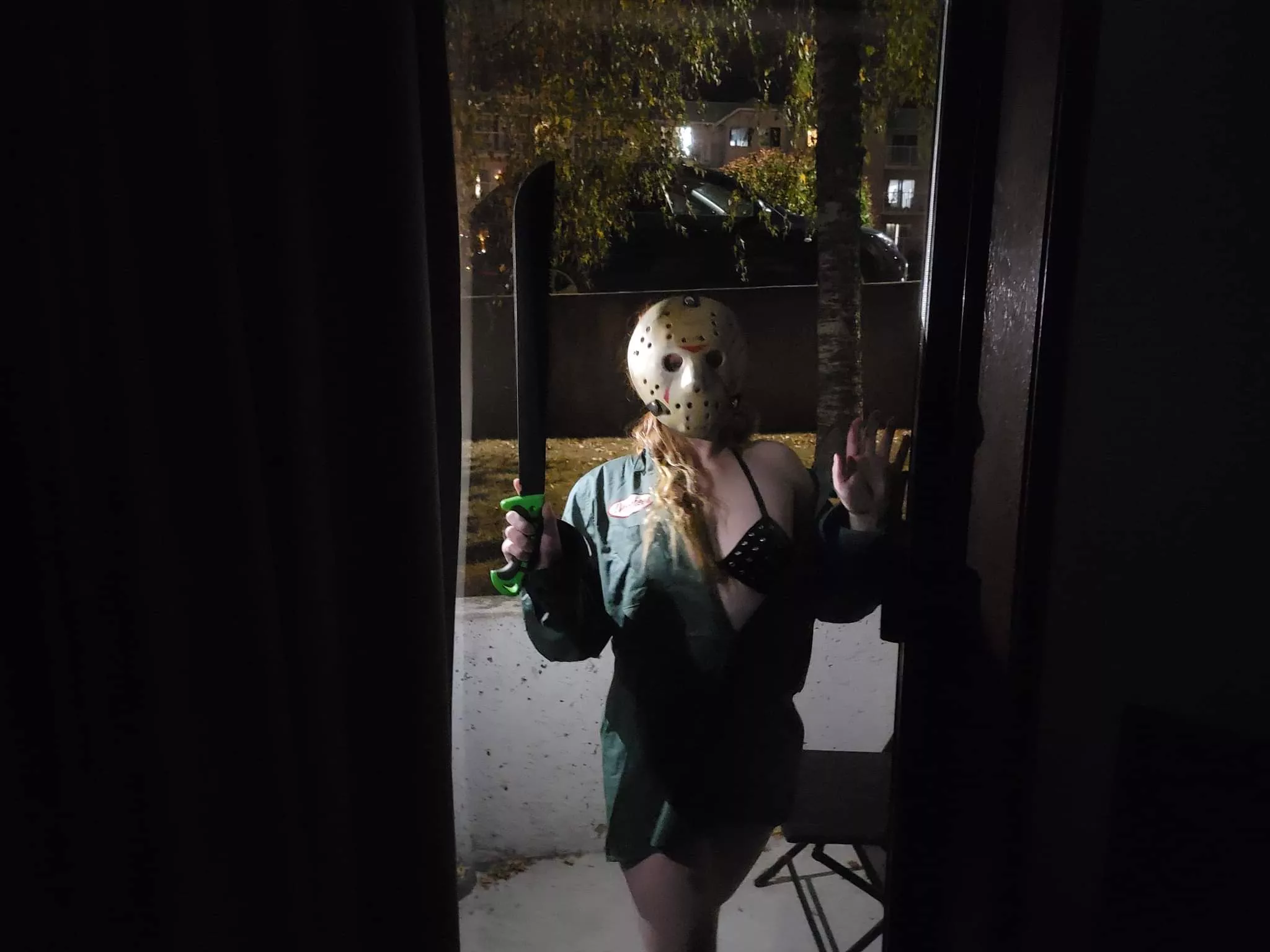 blonde Jason cosplay