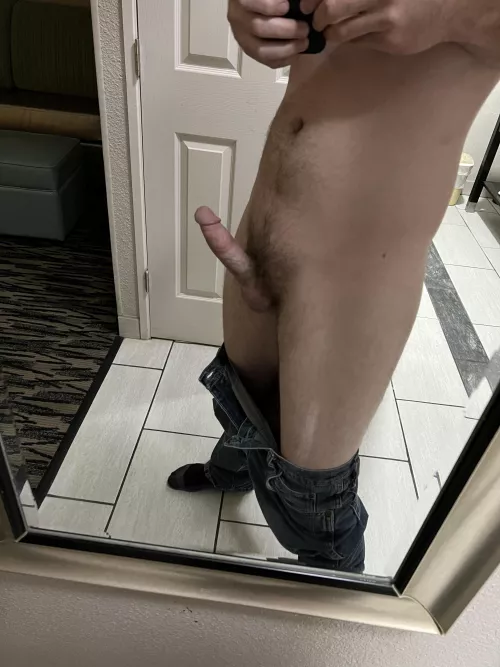 Bored and horny in a hotel