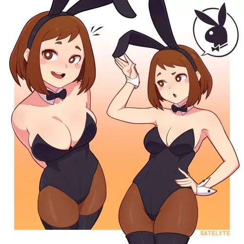 Bunny Girl Uraraka (Satelyte_) [My Hero Academia]