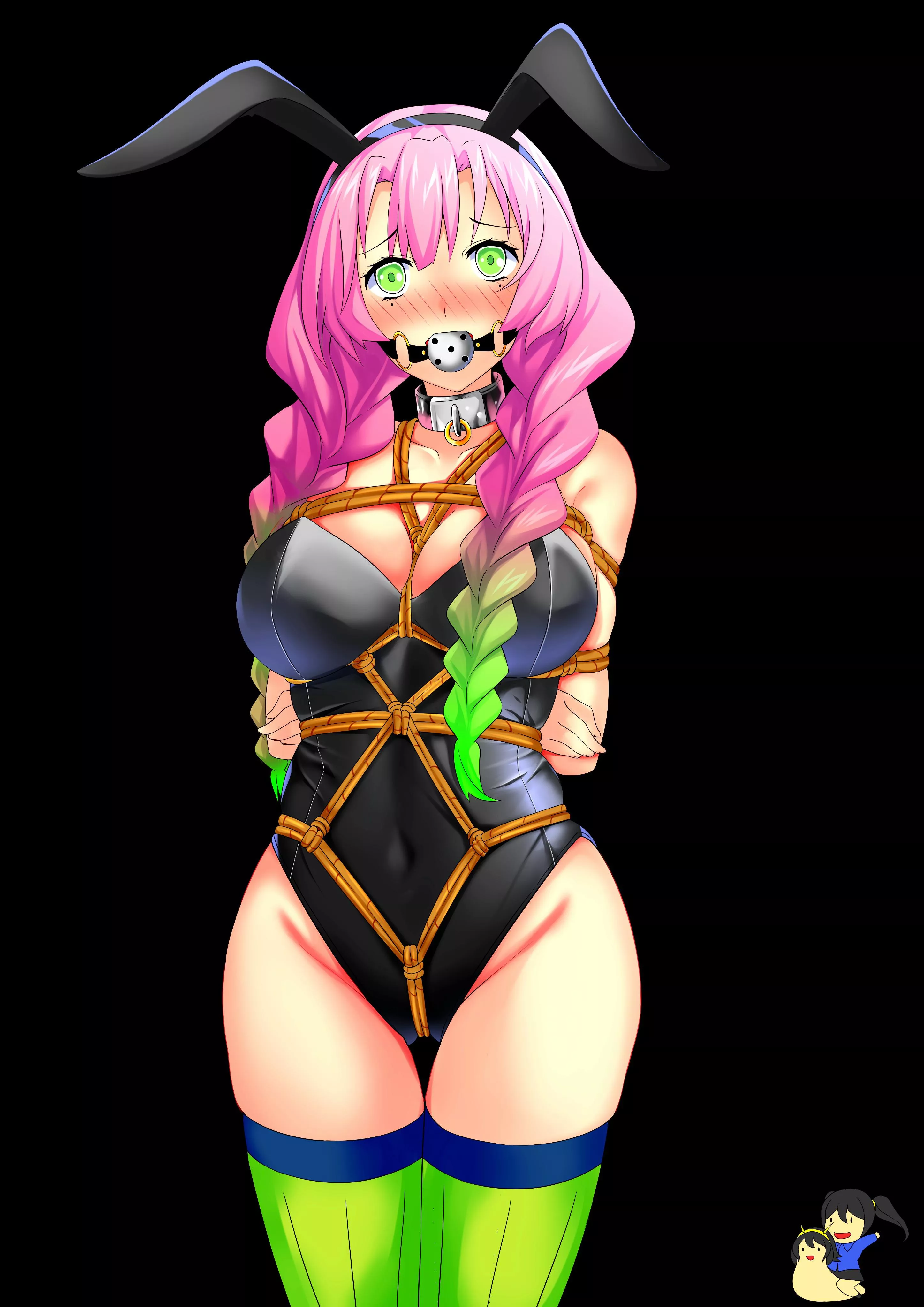 Bunny mitsuri bound and gagged