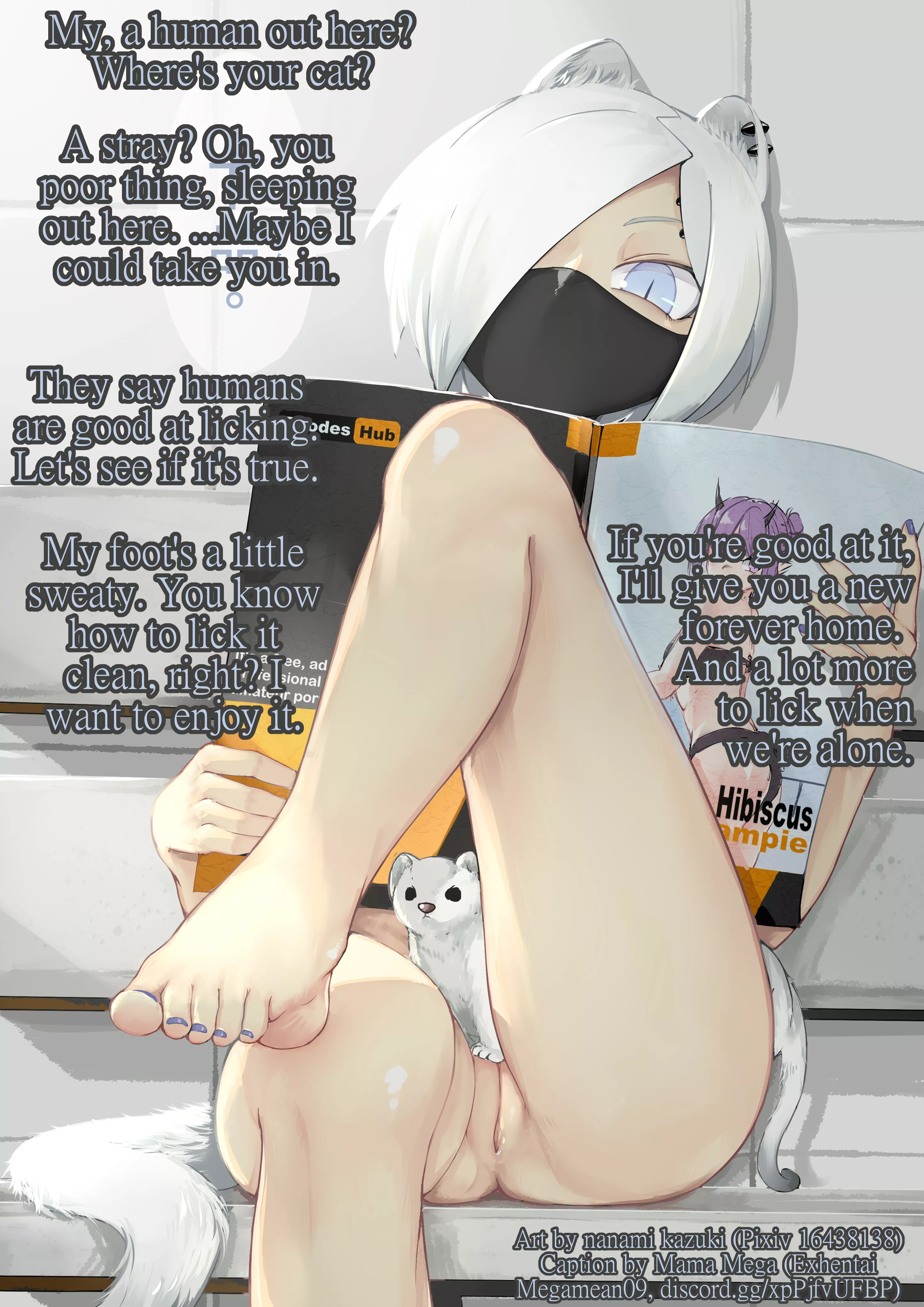 Catgirl and the Stray Human [f4a] [catgirl, duh] [POV you are the animal] [public licking]