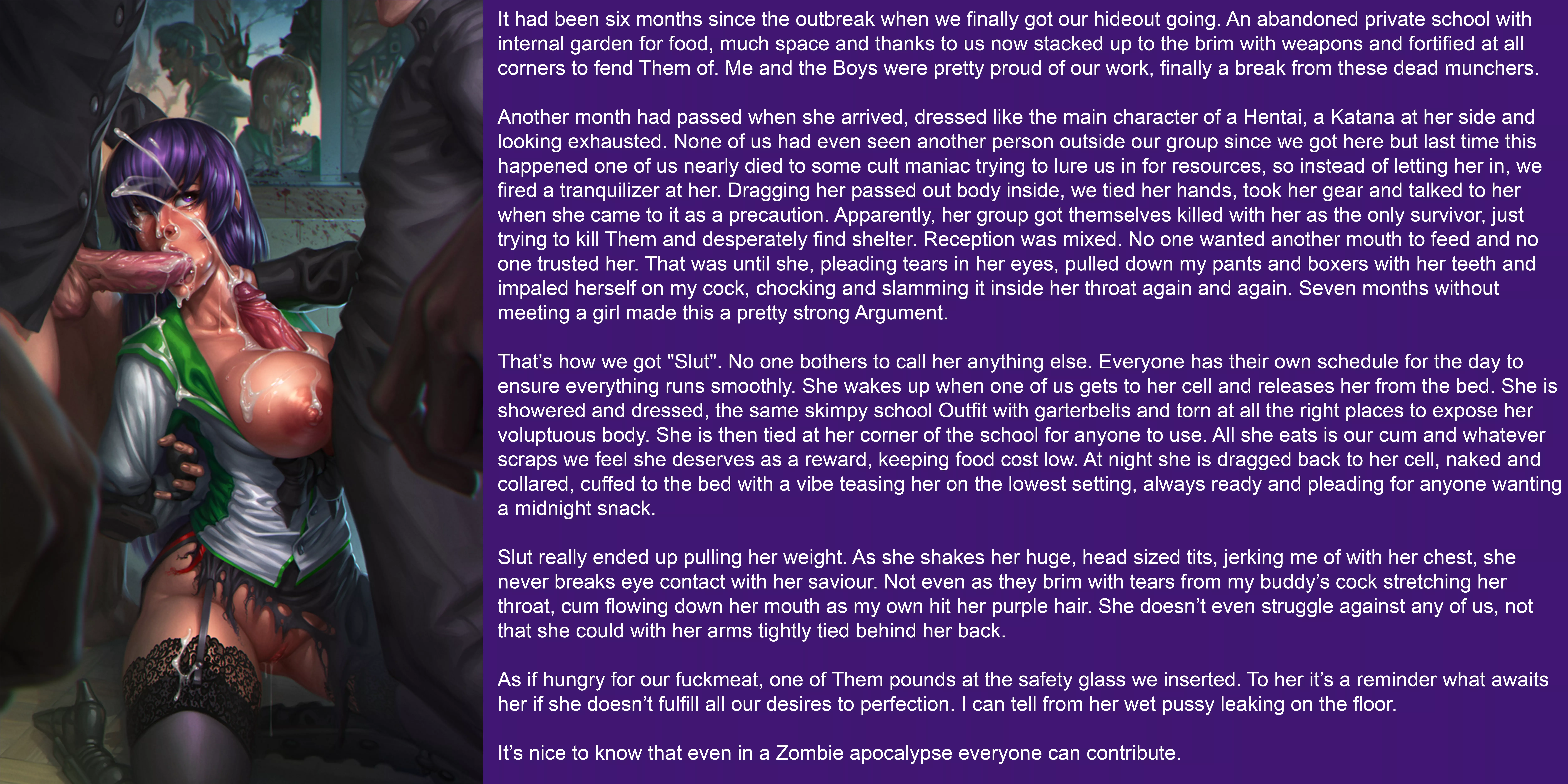 Contribute during the Apocalypse [Bondage] [Halloween] [Zombie Apocalypse] [FSub]