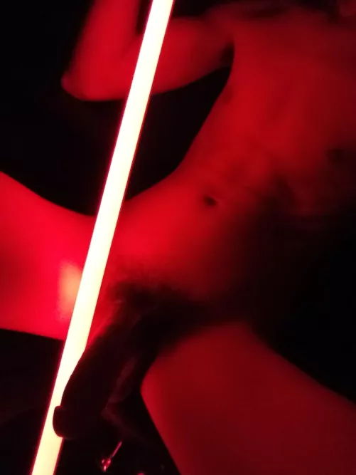 Cum to the dark side and choke on my saber