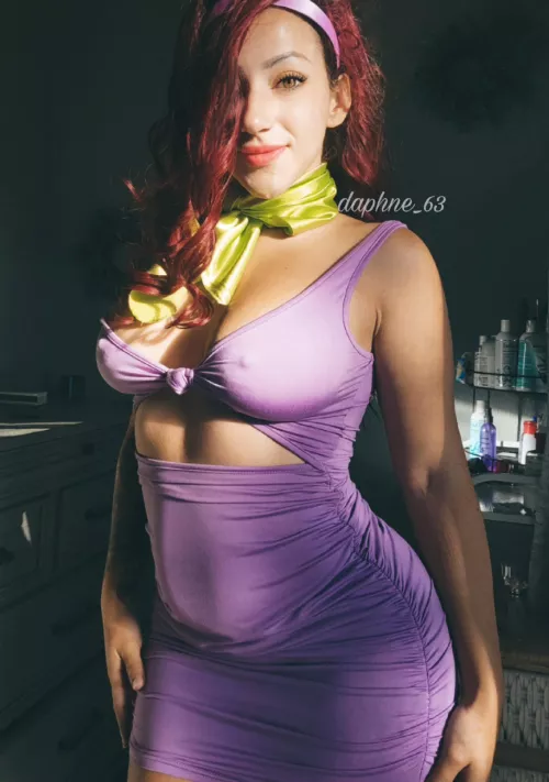 Daphne by Daphne...in search of a scooby snack. I wonder if I will get heads turning while I take my kids trick-or-treating tonight