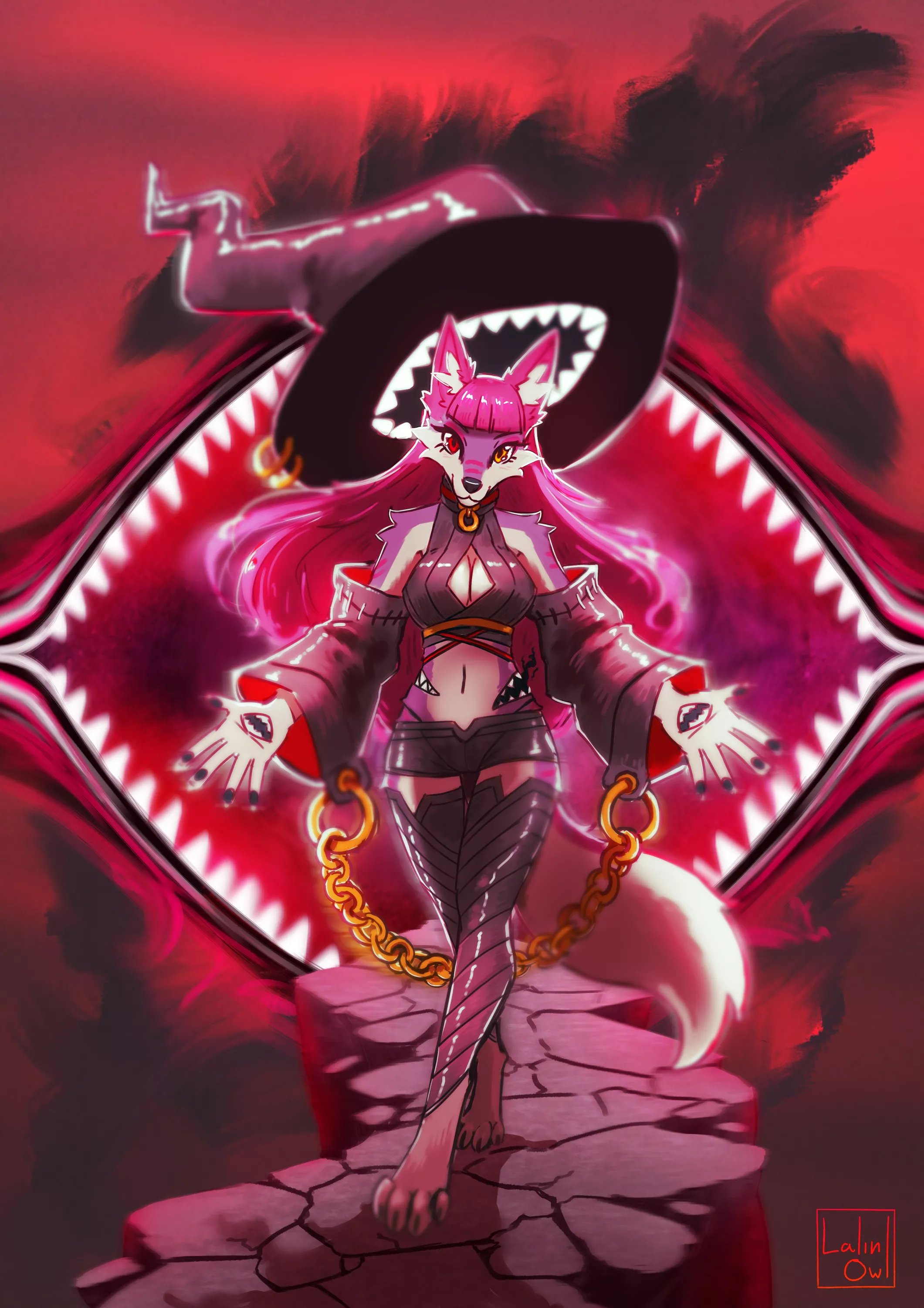 Endless Thirst Accacia - Halloween '22 Art [By me @lalin_owl]