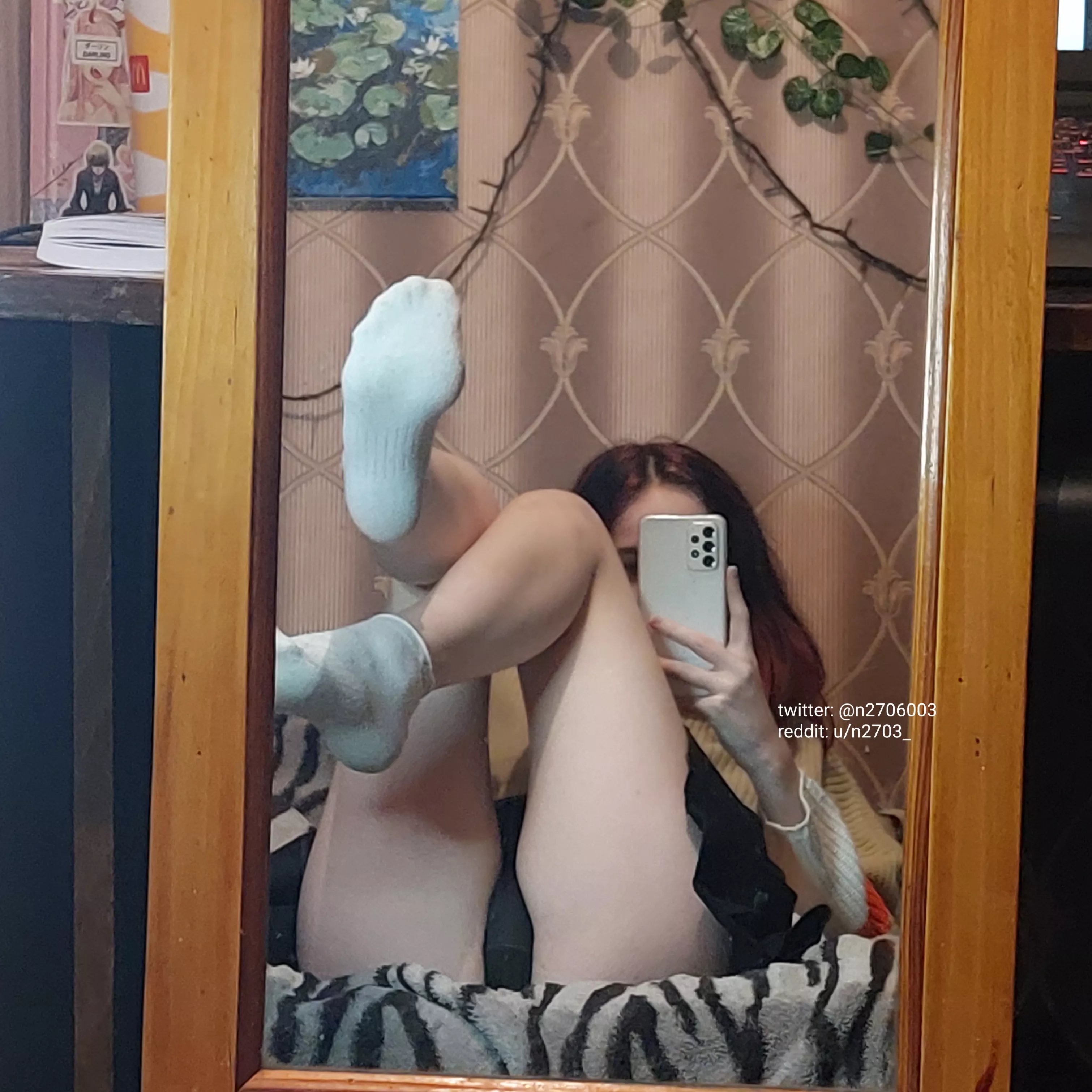 Feeling cute with white ankle socks