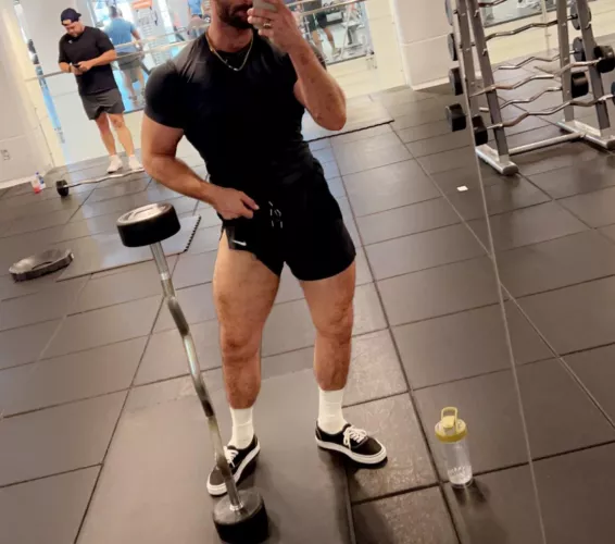 First round of the gym done. Who’s coming to serve?