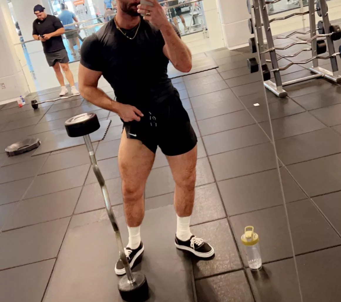 First round of the gym done. Who’s coming to serve?