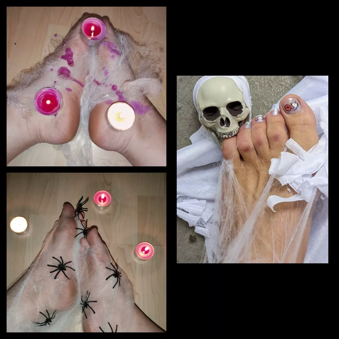 Halloween feetpic🎃🕸️