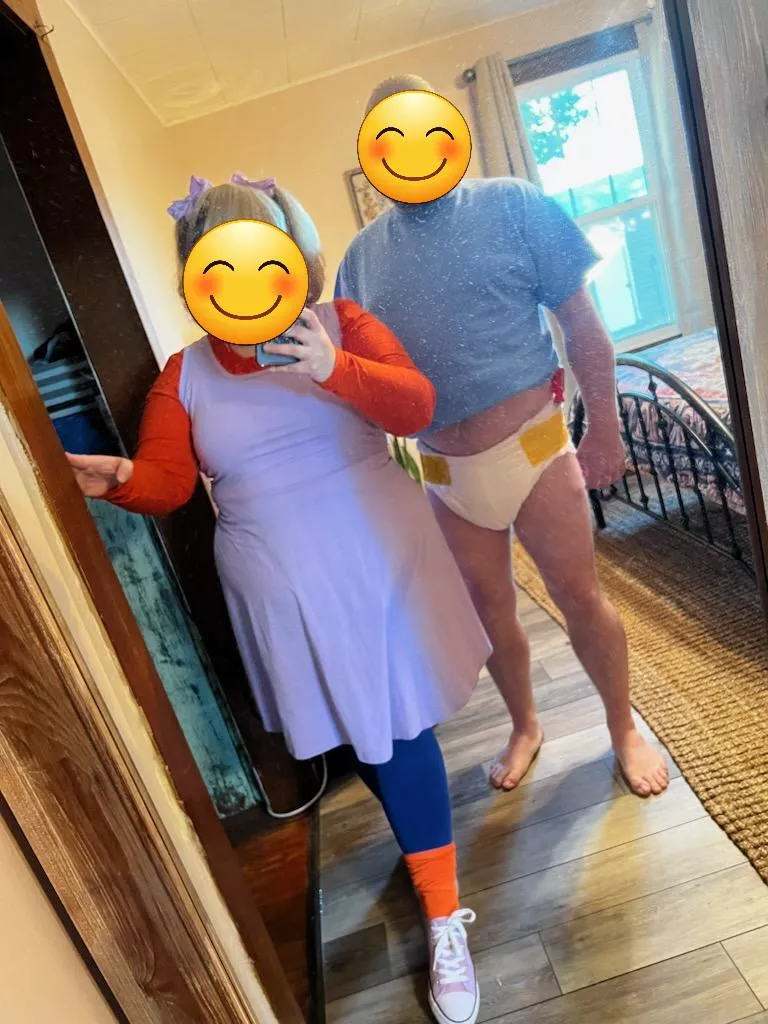 Halloween Party Ready! Mine and the Girlfriends attire for a party we went to on Saturday night.