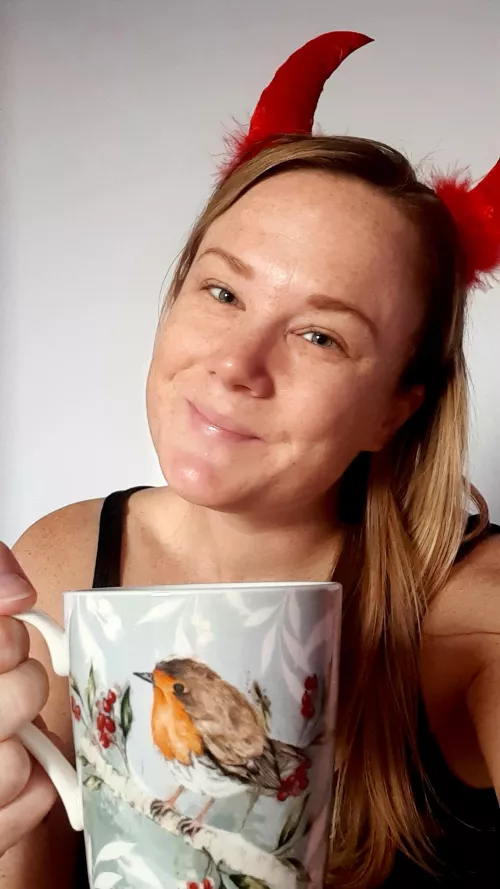 Halloween touch this morning.