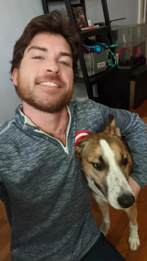 he hates taking pics with me haha