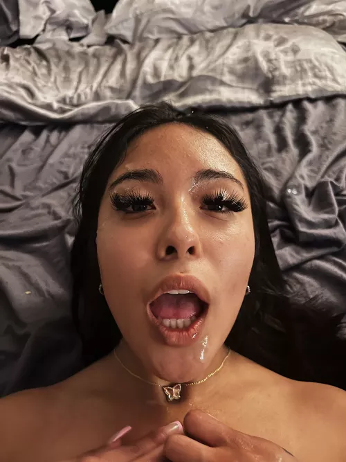 he made a big mess 💦💦💦