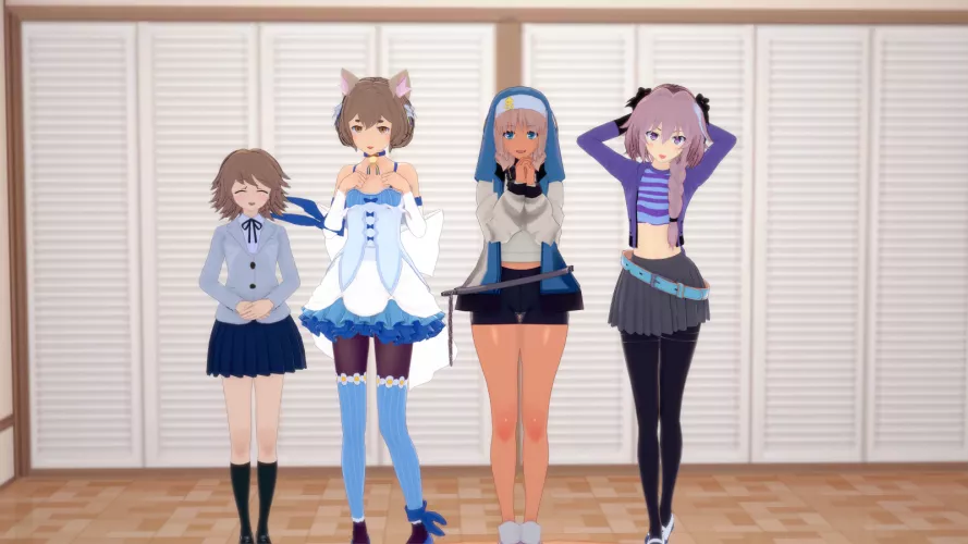 Here's my favorite traps! Made this in Koikatsu