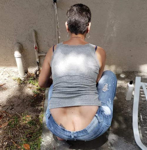 #hotwife at home going #commando.....do you like that?