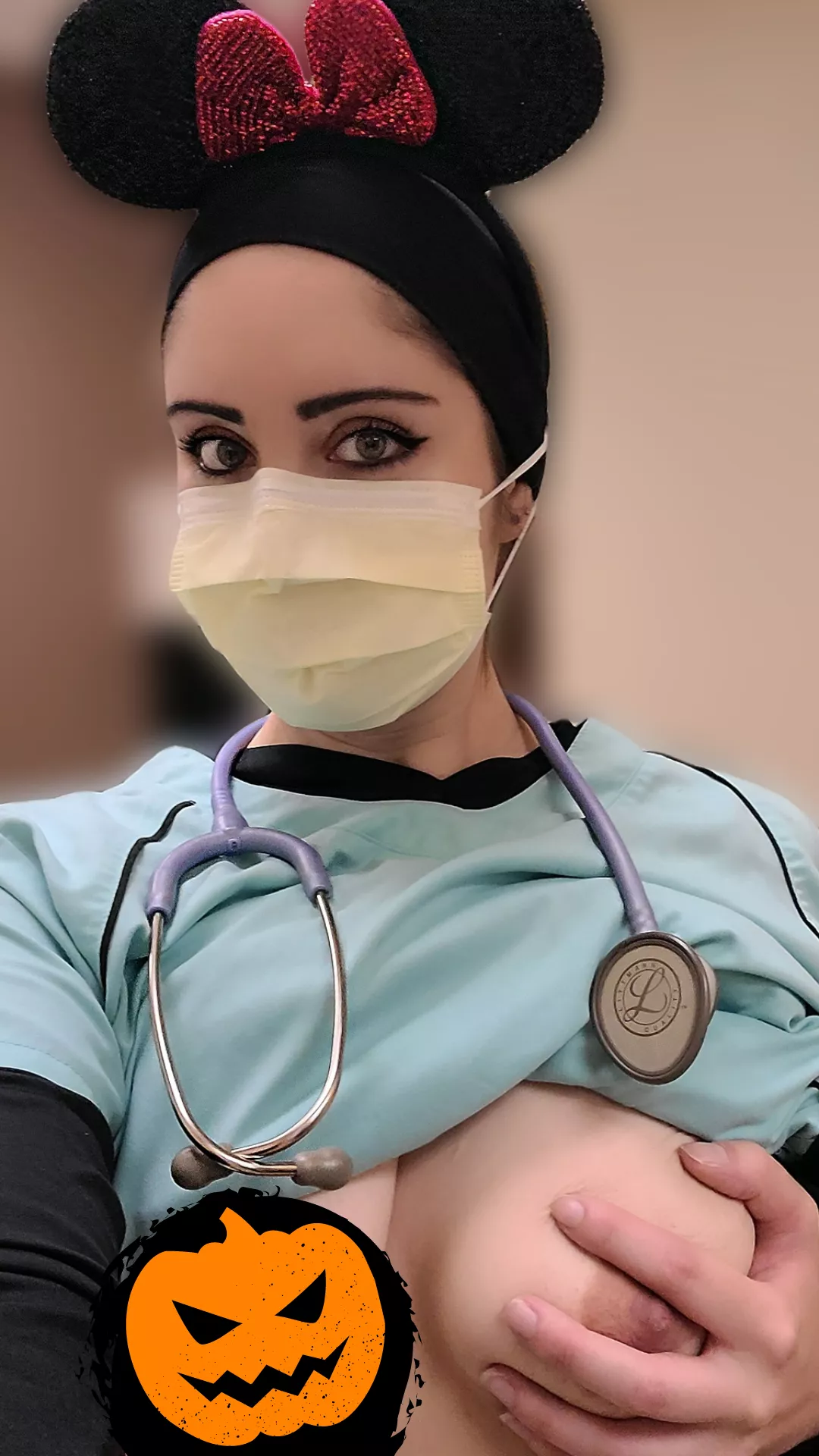 I can't be a sexy maid at work so this will do