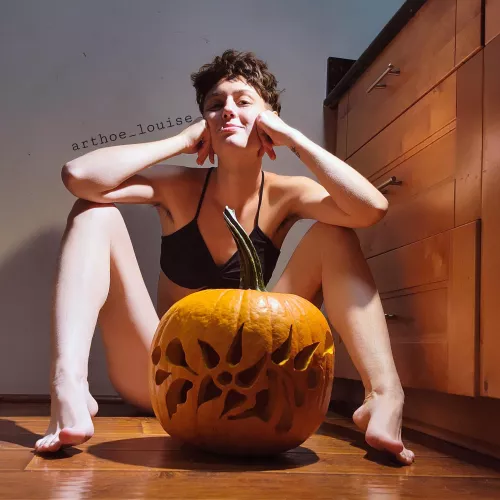 I got my haircut AND I have a pumpkin