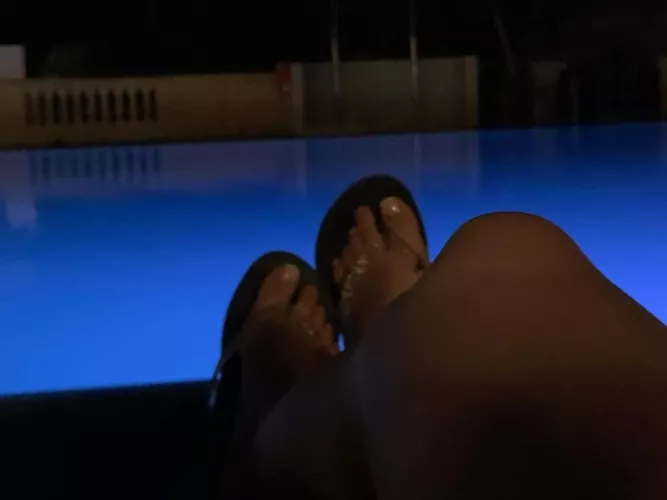 I need someone to rest my legs on