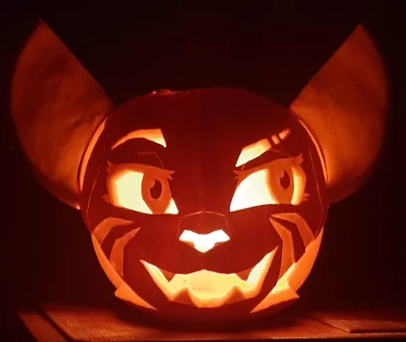 I turned my Oc into pumpkin! Happy Halloween!