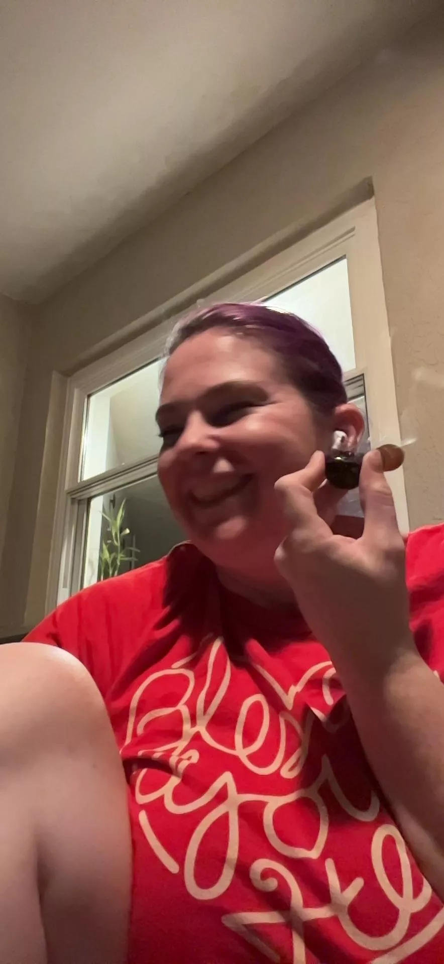 I’m all smiles and giggles