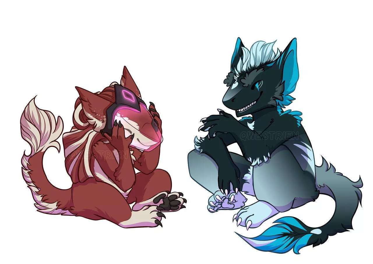 Is a sergal just the non-cyborg version of a protogen?