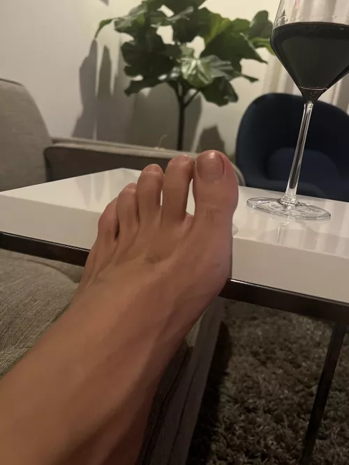 Just a quiet Sunday night with wine