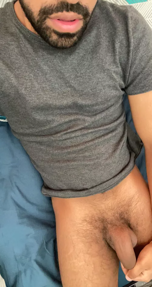 Kiss my lips then my cock