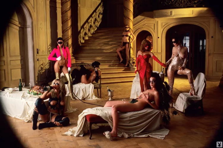 'Masked Ball' pictorial, October 1977