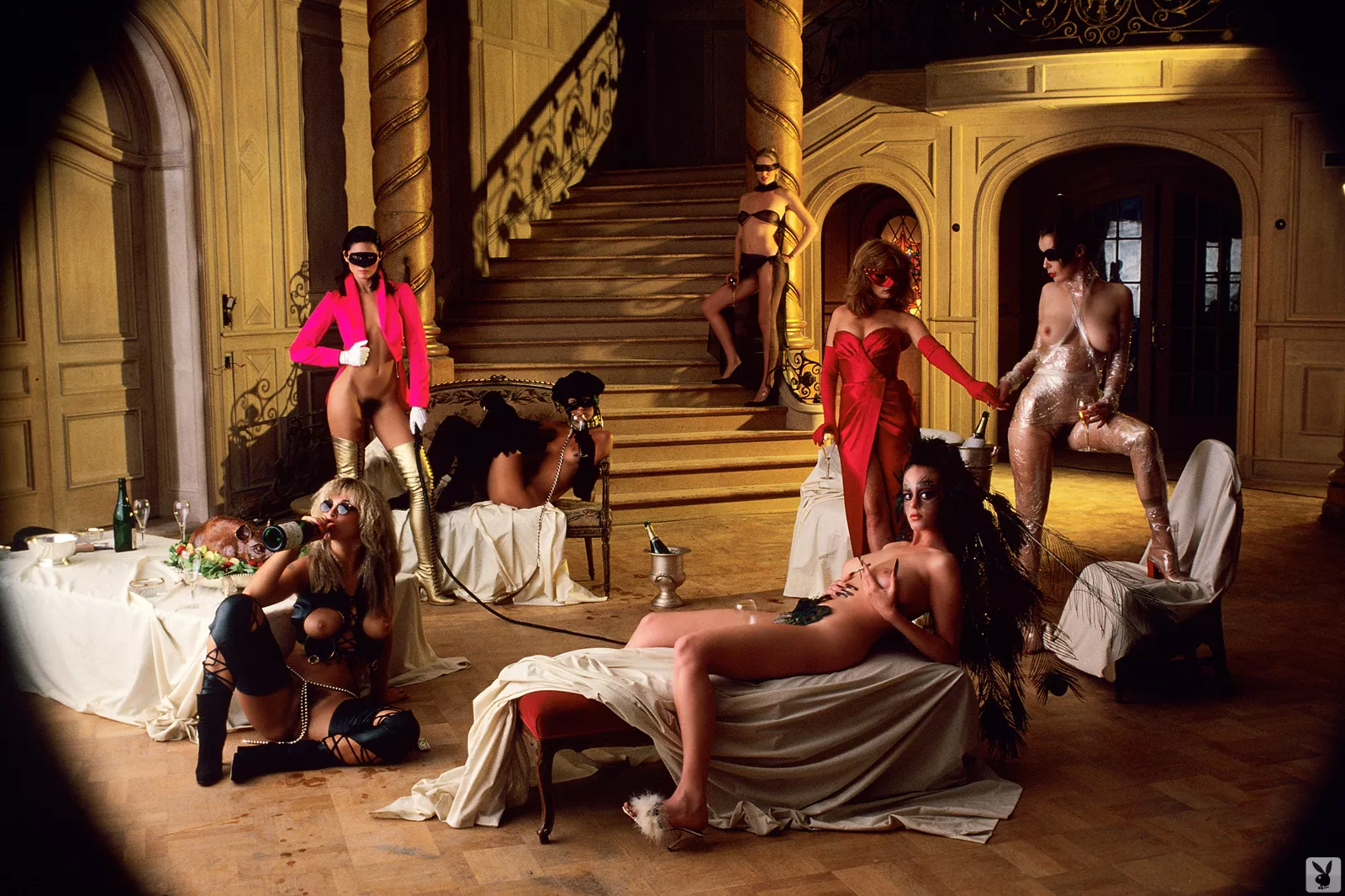 'Masked Ball' pictorial, October 1977