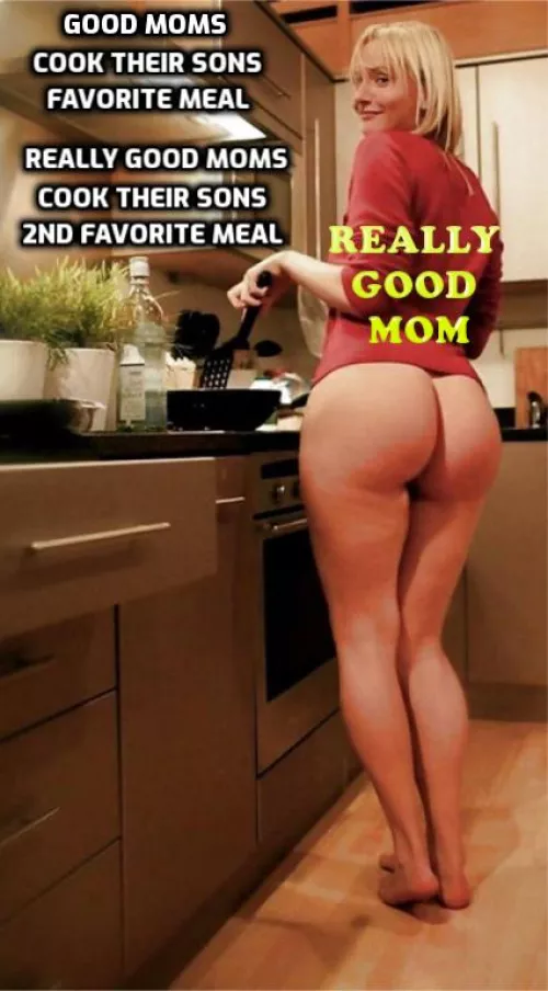 Mom is on the menu
