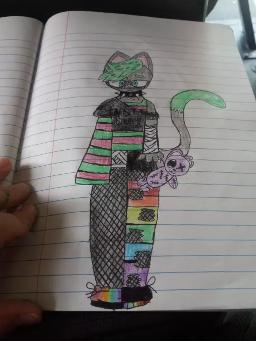 My fursona (I'm new to the sub, please be nice °~°)