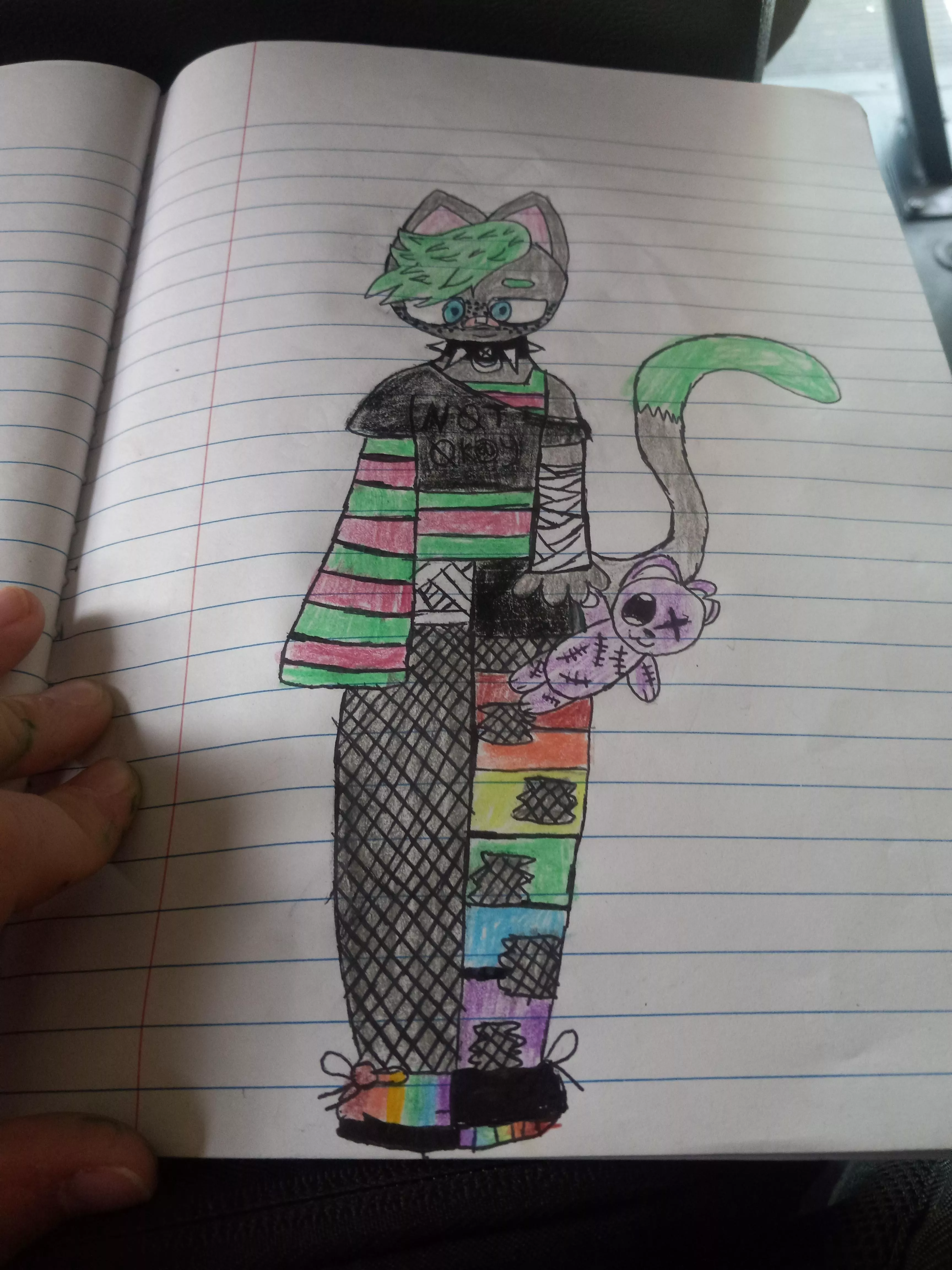 My fursona (I'm new to the sub, please be nice °~°)