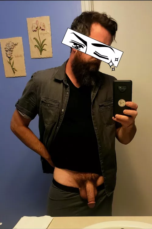 of course its a bathroom selfie...