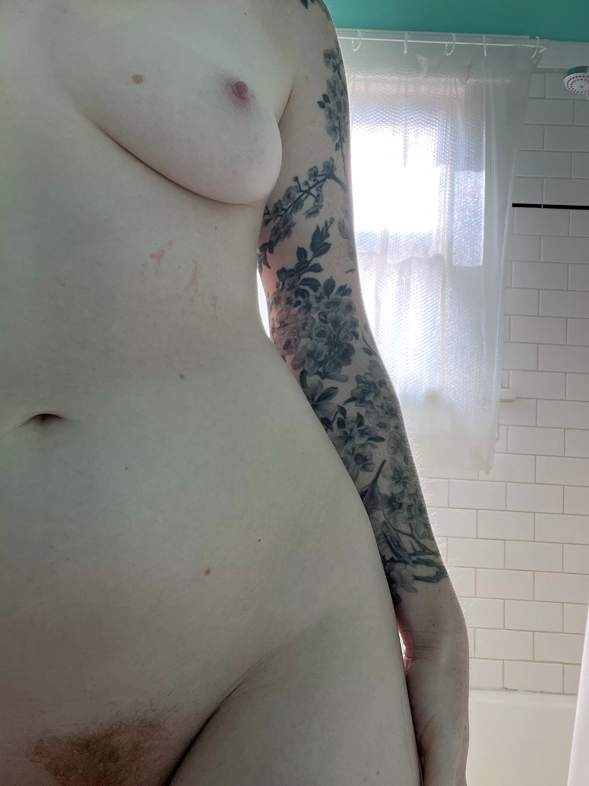 Peek of my perfect red bush