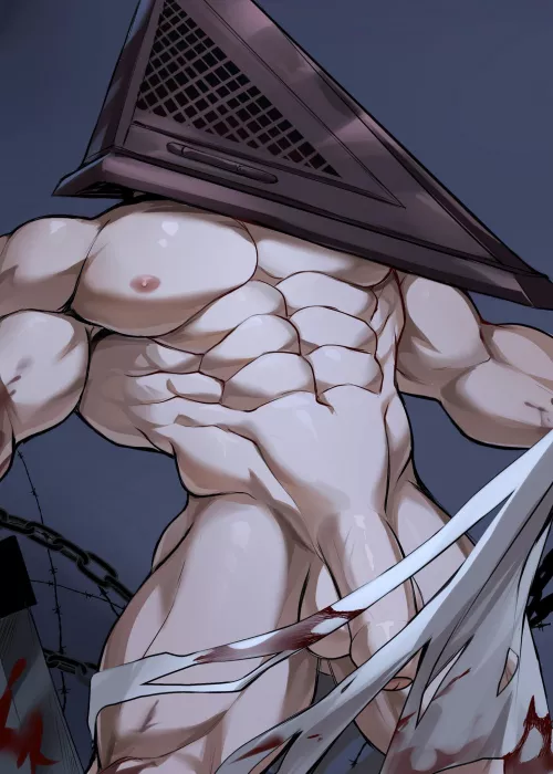 Pyramid head has caught you! 🥵 (@chung0u0)