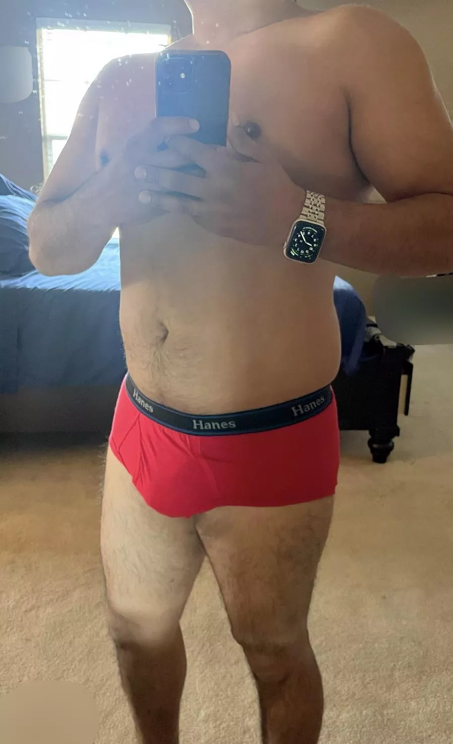 Red Hanes Briefs