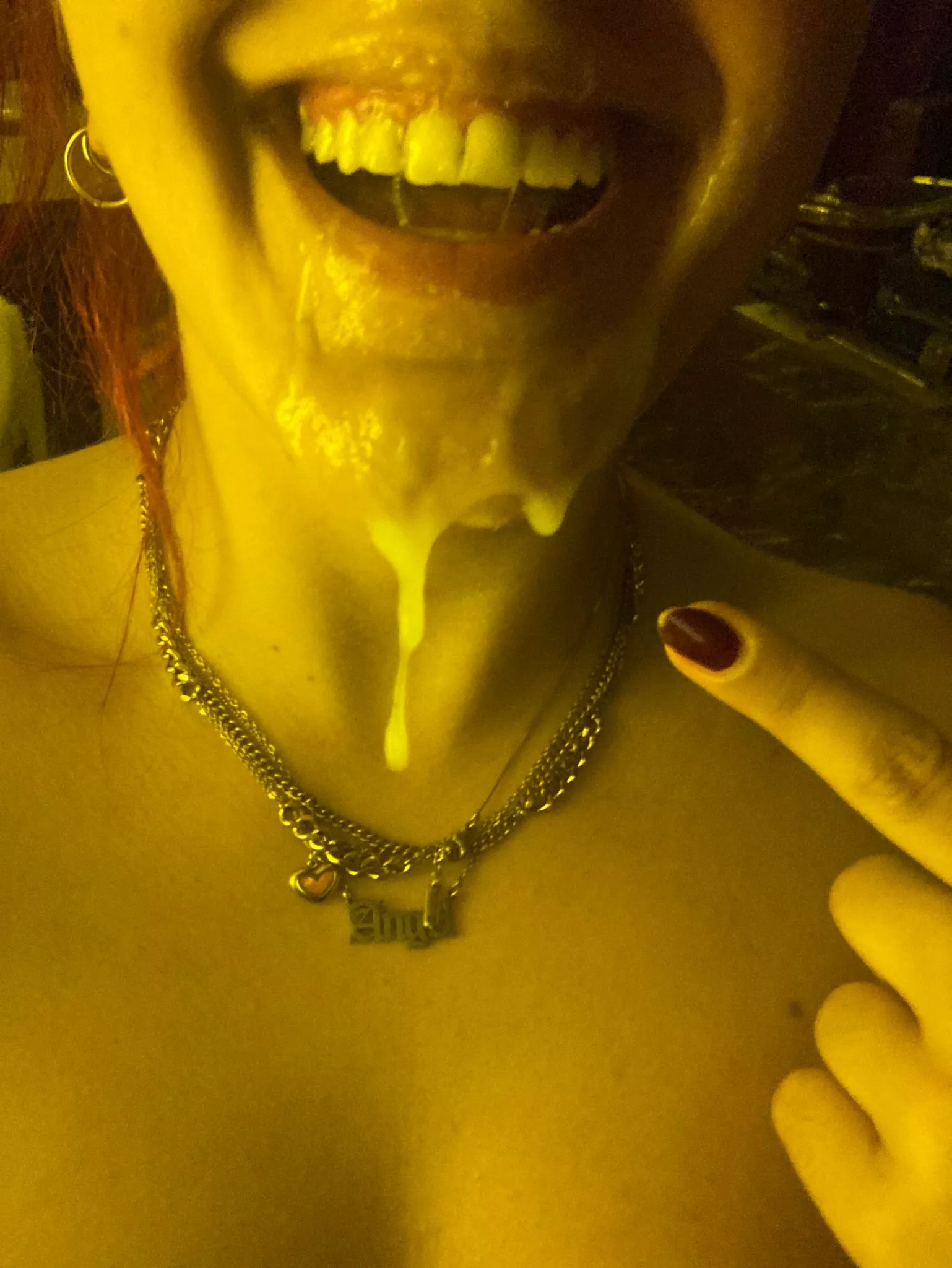 she was so happy after she got warm payment of her efforts