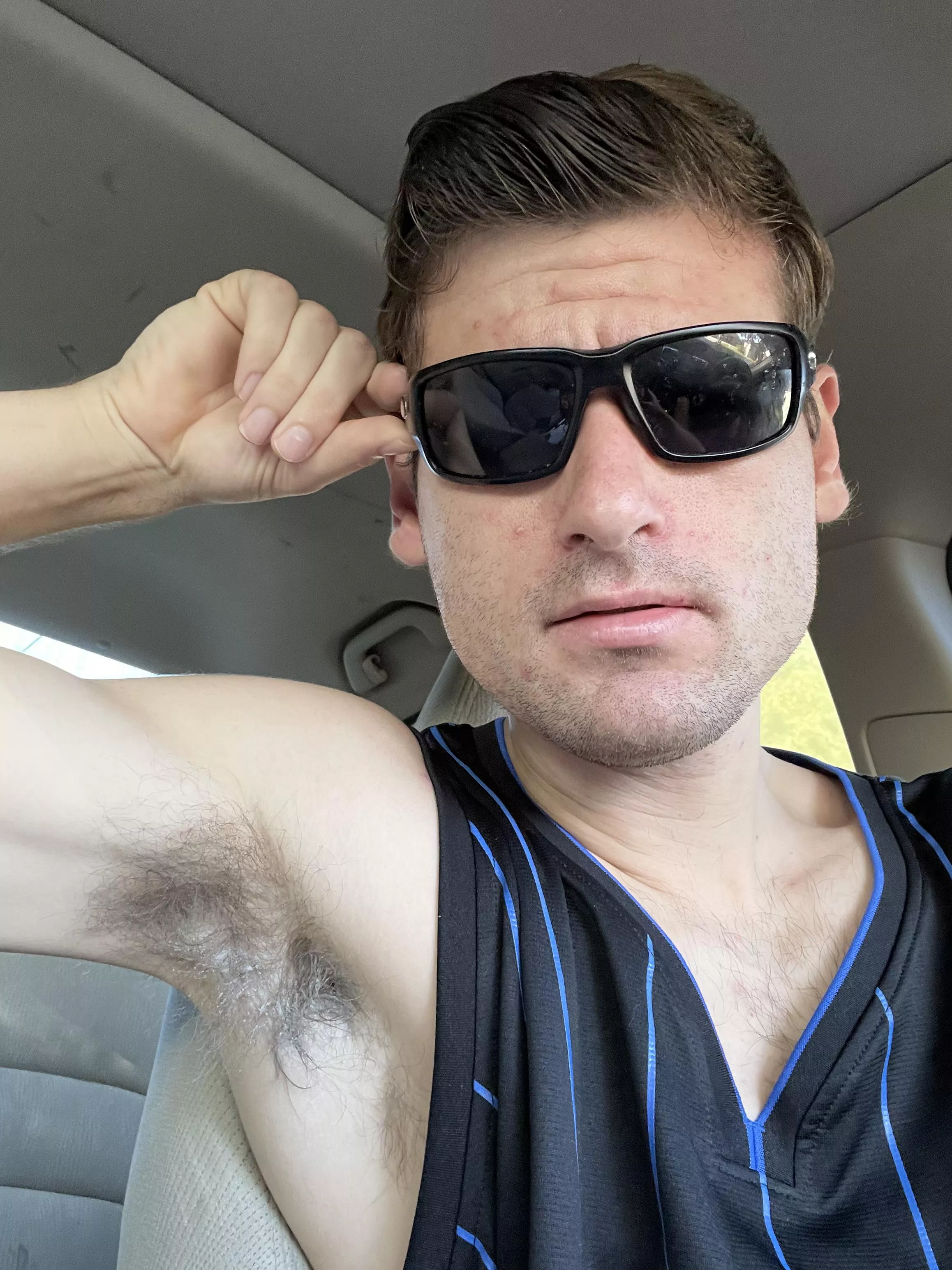 Someone has deodorant stains