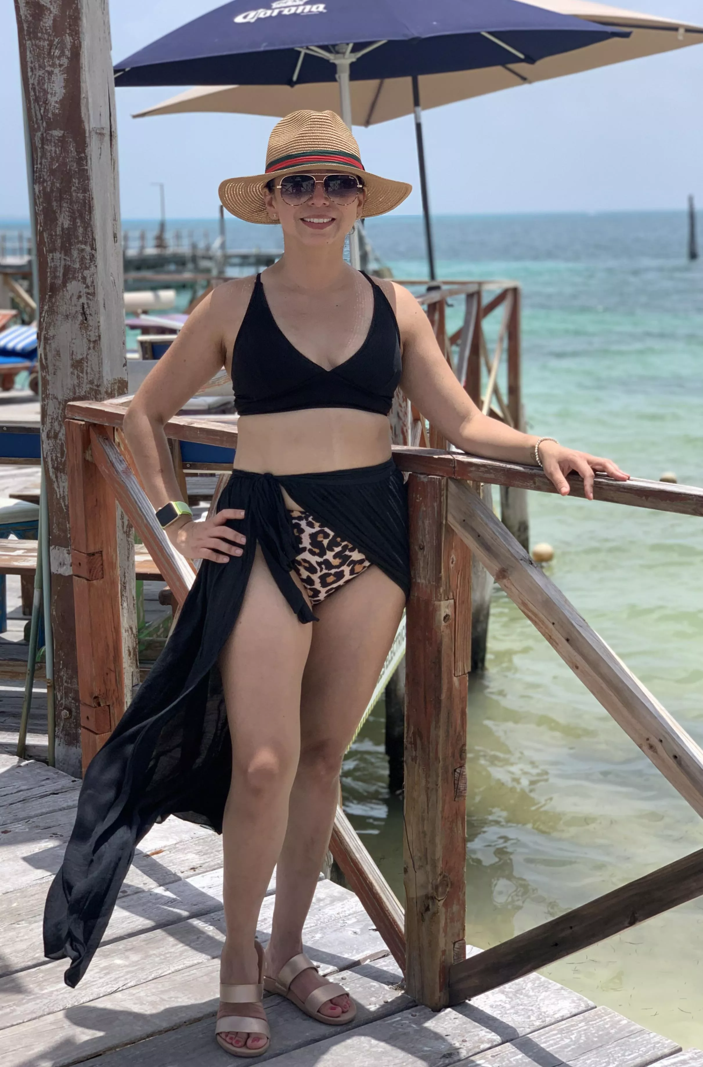 Something about the ocean that makes her go crazy at night. Lol