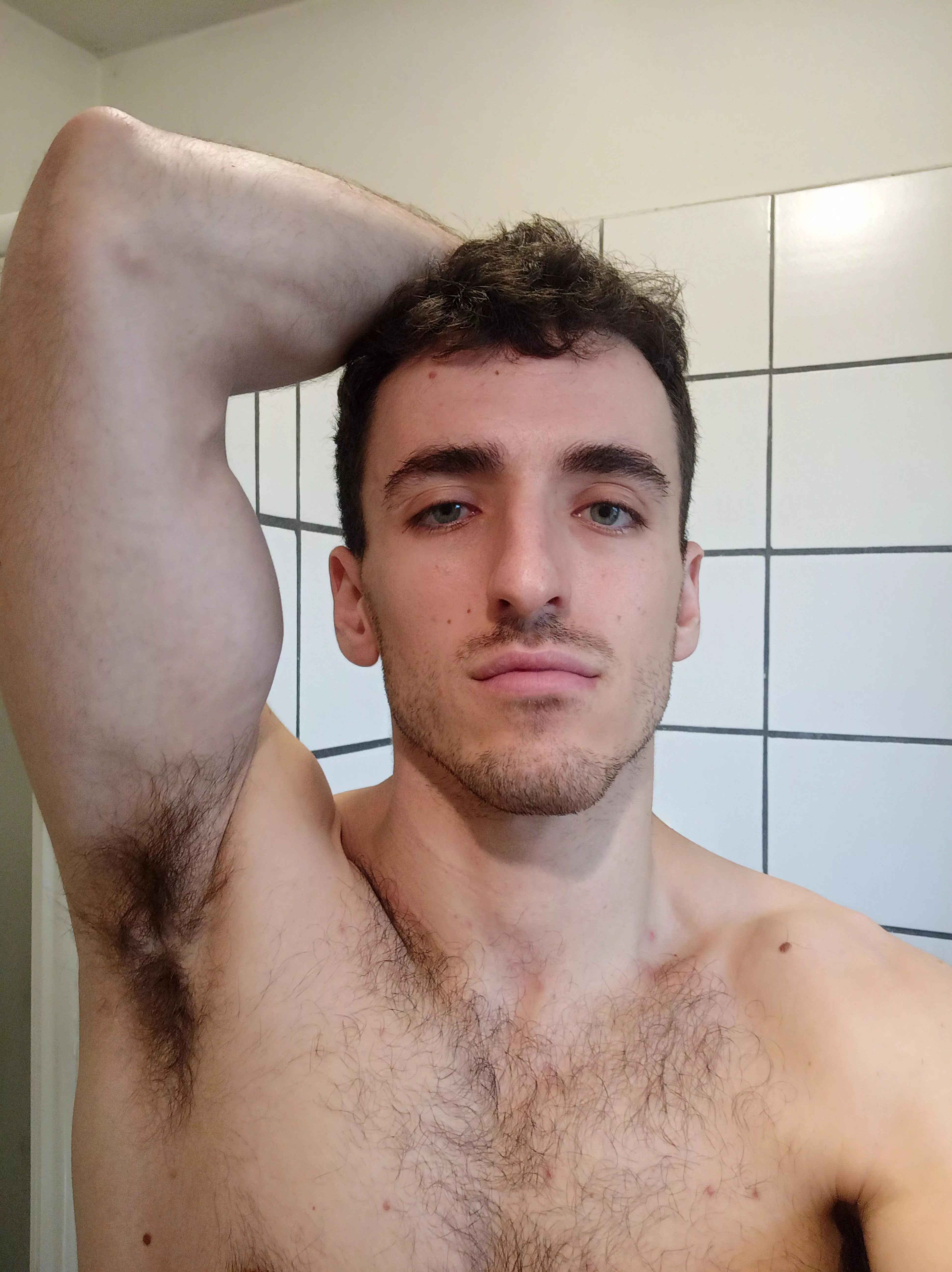 sorry for the stoned eyes but I just smoked, would you lick my armpits anyway? 🤗