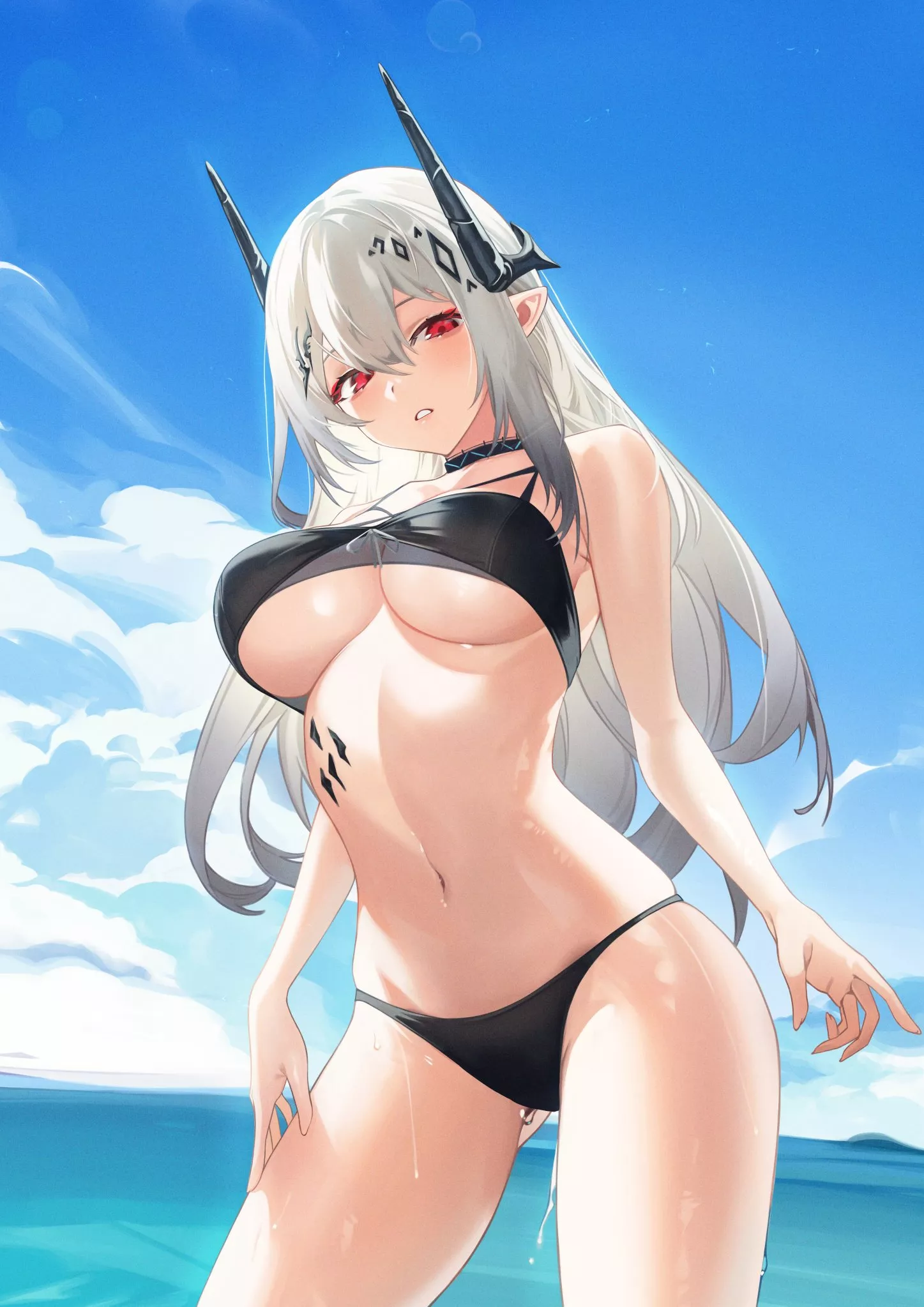 Swimsuit Mudrock (Miyazaki-San) [Arknights]