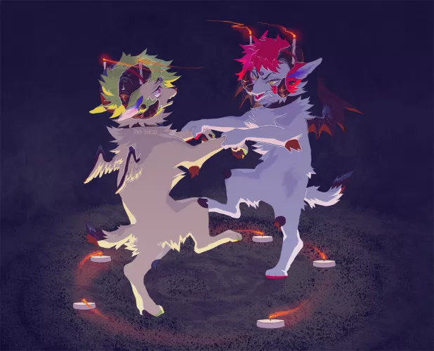 the Halloween sabbath~ [art by me]