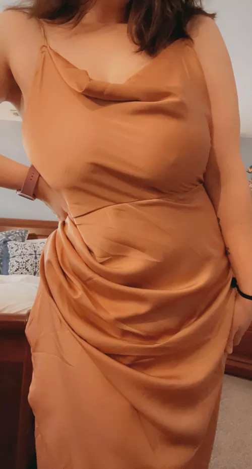 These kind of dresses are made to be worn braless