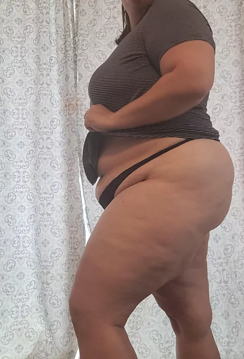 thick thighs and a big booty