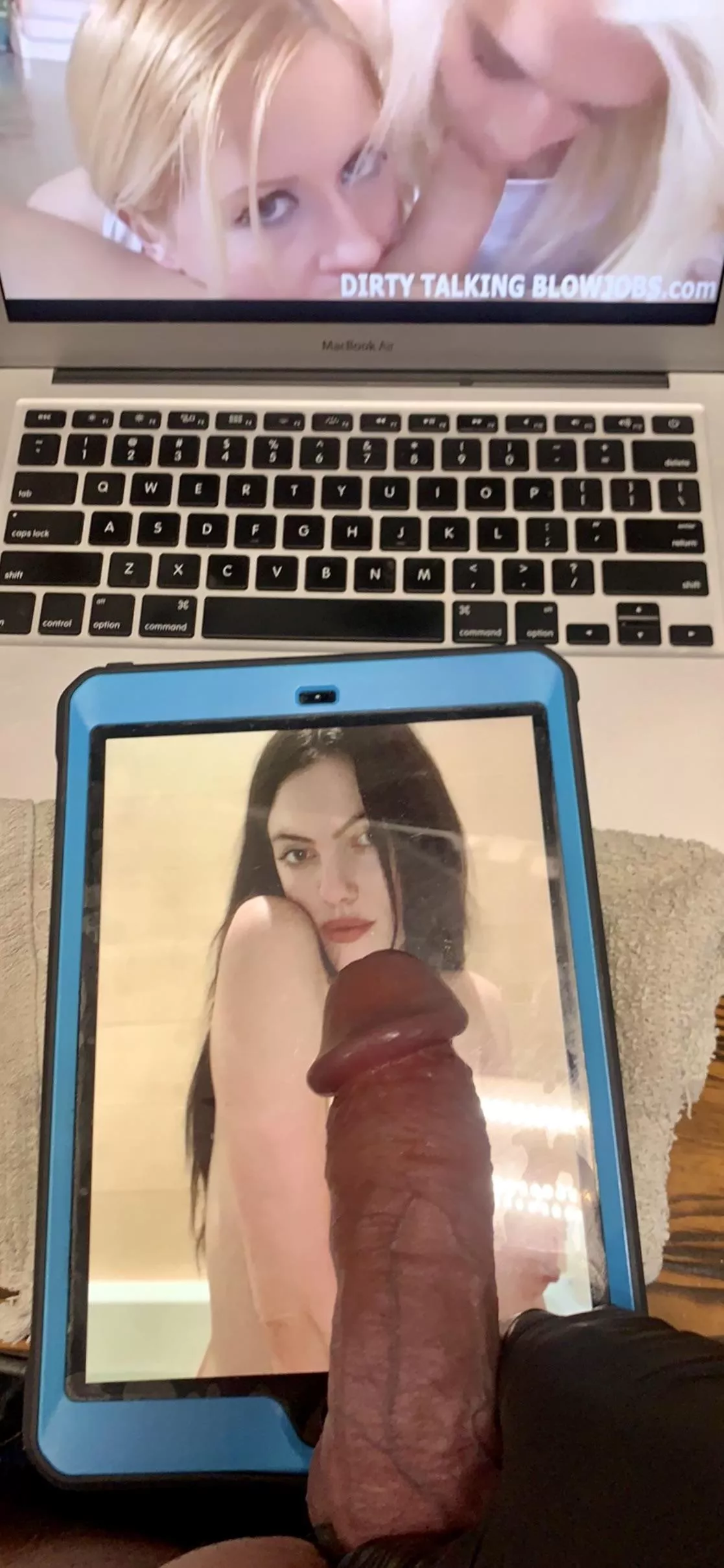 Today’s set up. Kik HVguy914 to see your girl under my BWC