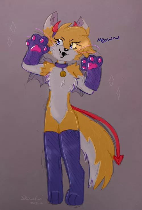 ✨👻 Trick or treat~! 🎃✨ - art by me