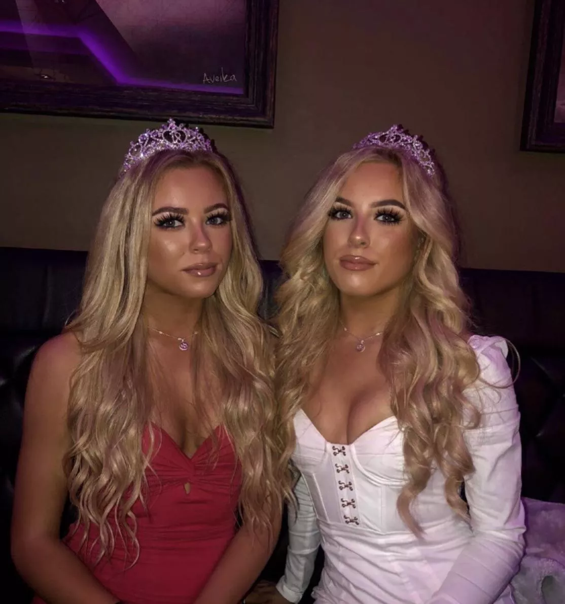 Twins. Serena and Lauren.